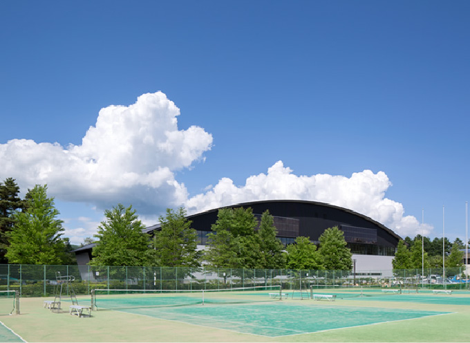 屋外テニスコート 軽井沢風越公園